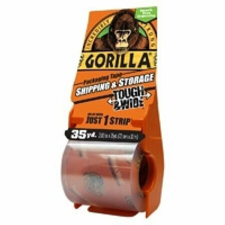 GORILLA GLUE Gorilla Packaging Tape, 35 yd L, 3 in W, Clear 6145002